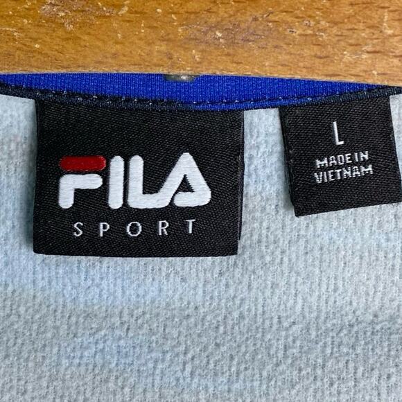 FILA Sport 1/4 Zip Athletic Pullover Jacket Womens Size L - Picture 7 of 7